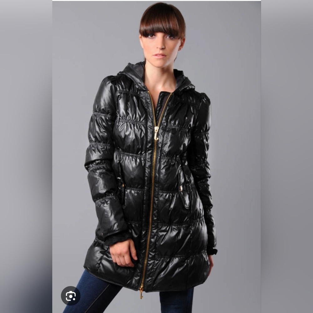 juicy couture puffer jacket puff sleeve